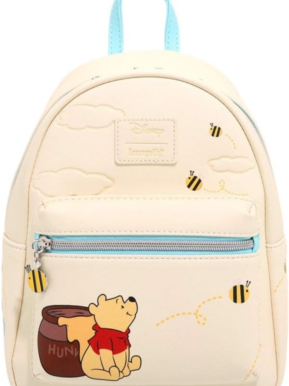 Disney Cream and Light Blue Winnie the Pooh Mini Backpack